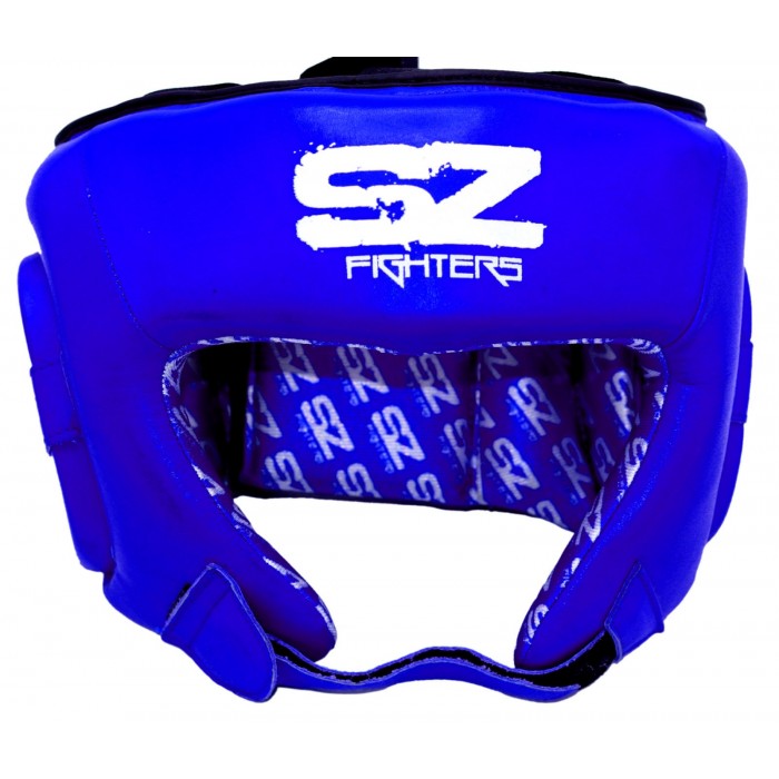 SZ Fighters - Боксова каска / син цвят